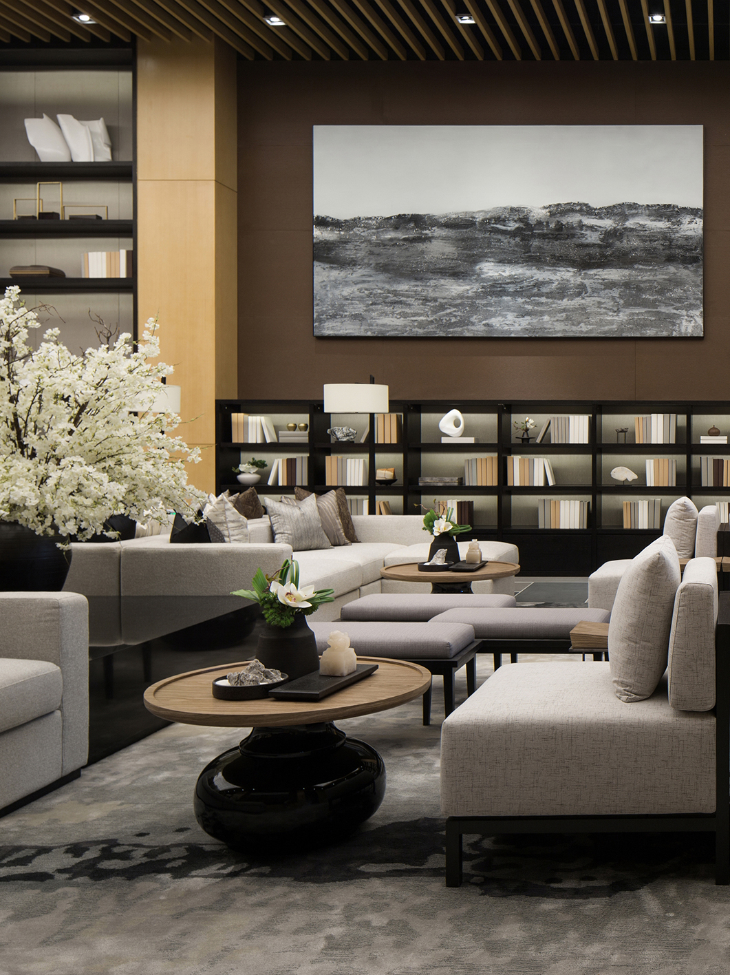 徐州万科翡翠天御售楼处 | 幽微蕴藉，空灵清远-32