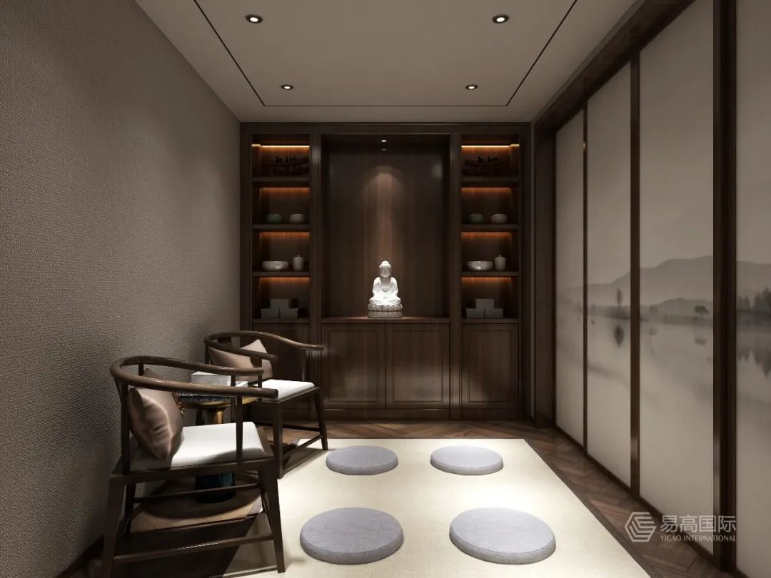 新中式别墅设计,武登高打造 460㎡优雅奢华空间-44