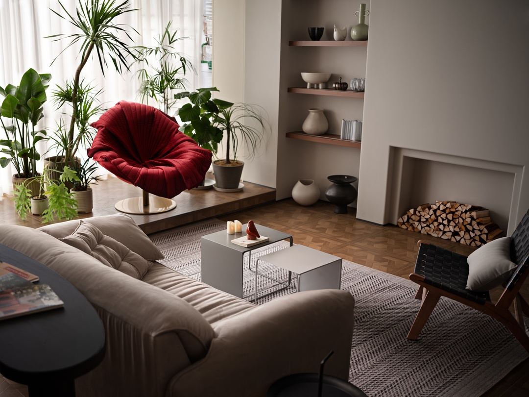 110m² 花艺师的家，满满的艺术气息 | 红瓦装饰-0