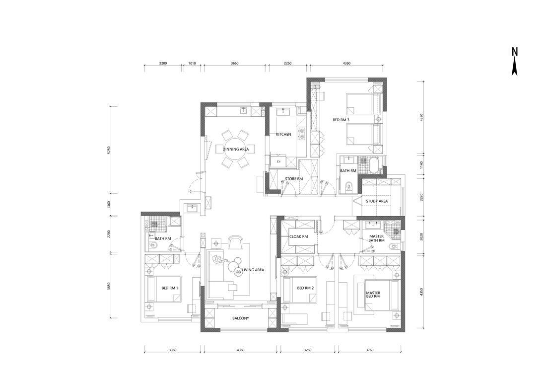 现代简约大平层，亲子共享空间设计-0