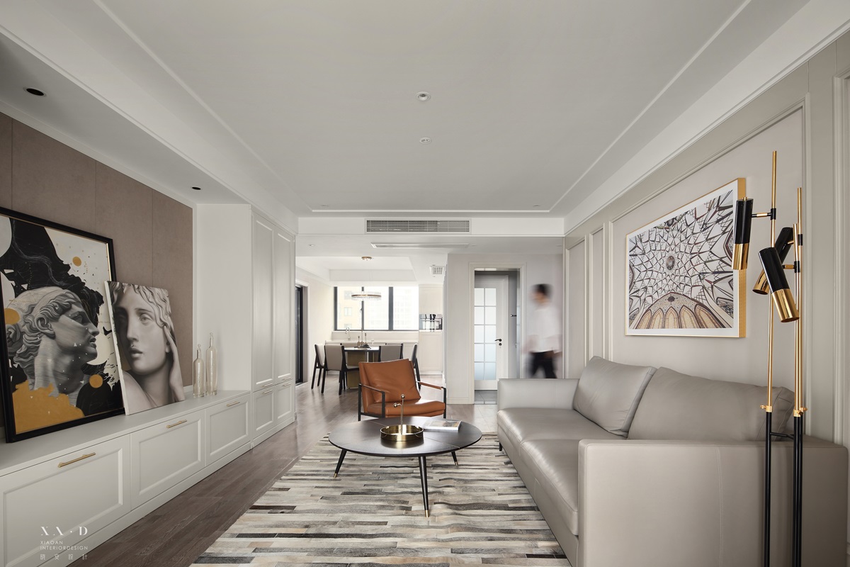 晓安设计 · 虞夏浅梦,融于质感的灰调美式-27