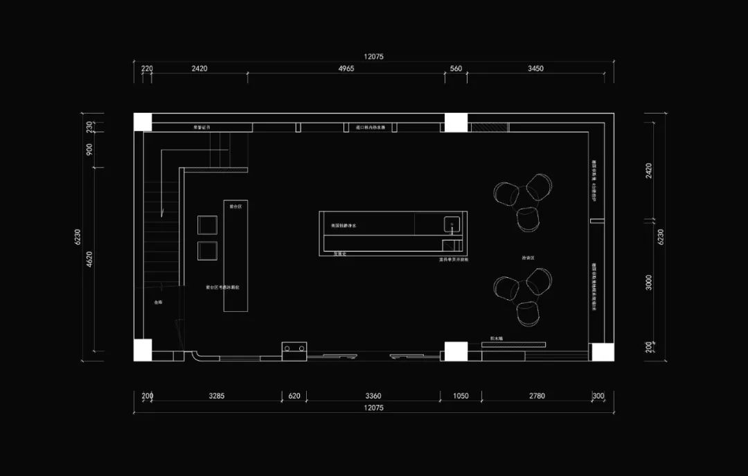 150㎡三菱电机中央空调++ 德国菲斯曼地暖展厅丨中国阜阳丨周笙笙全案设计工作室-1
