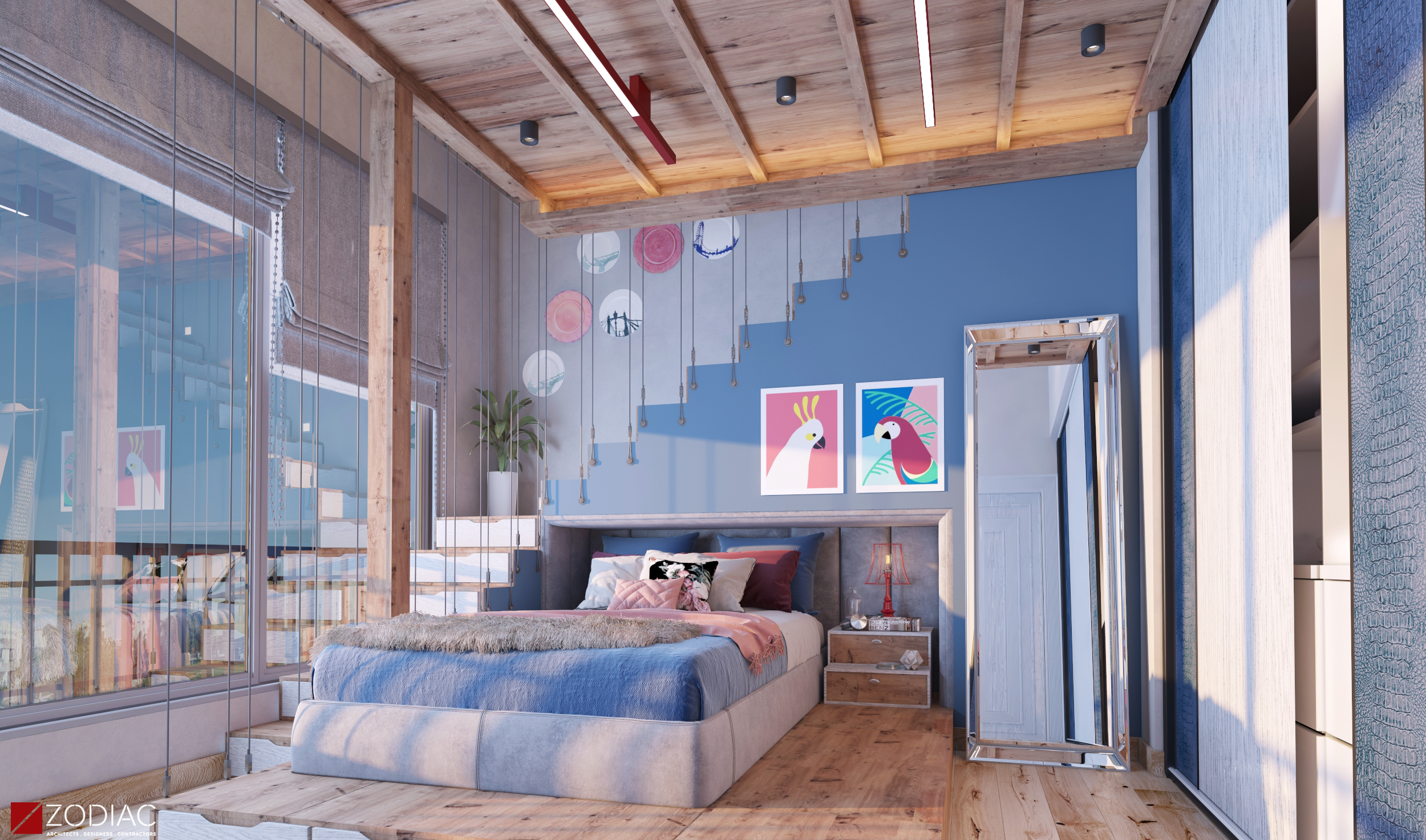 现代双层高男孩卧室设计丨埃及丨Zodiac ADC-11