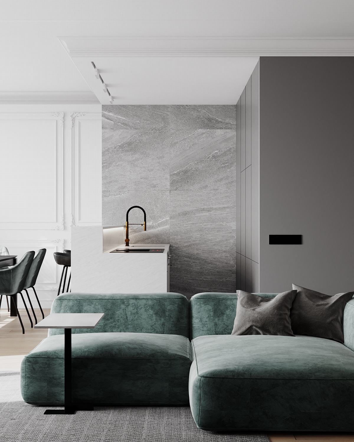 Artem Alekseev-当代经典公寓103㎡-0