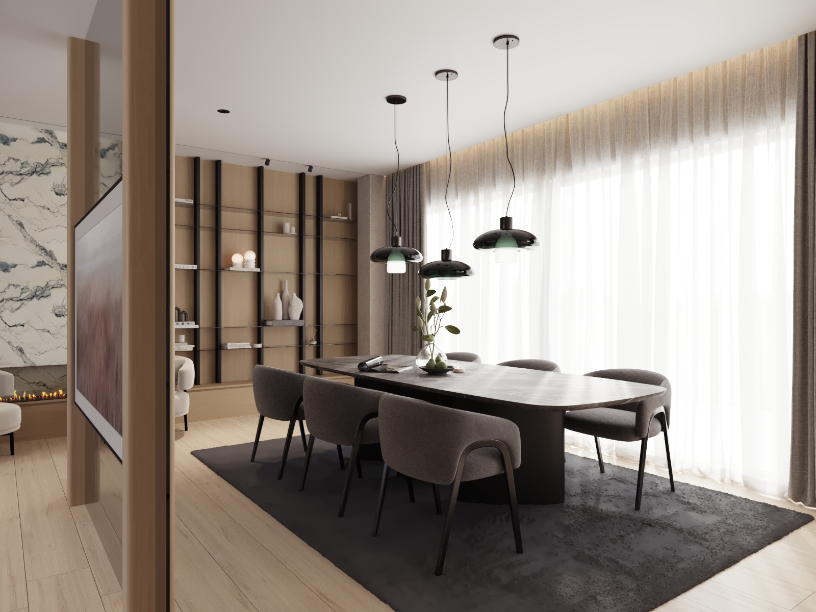 Modern Apartment – 3D Interior Visualization-4