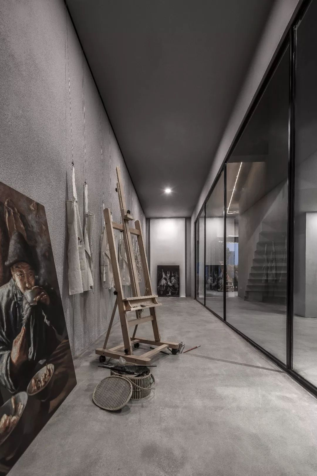 大象艺术公馆 | 灰色调空间中的艺术气息与工匠精神-75