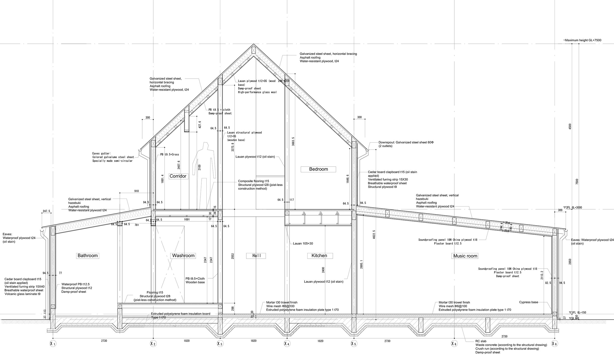 十字土间住宅丨日本丨Fukei 风景研究所-32