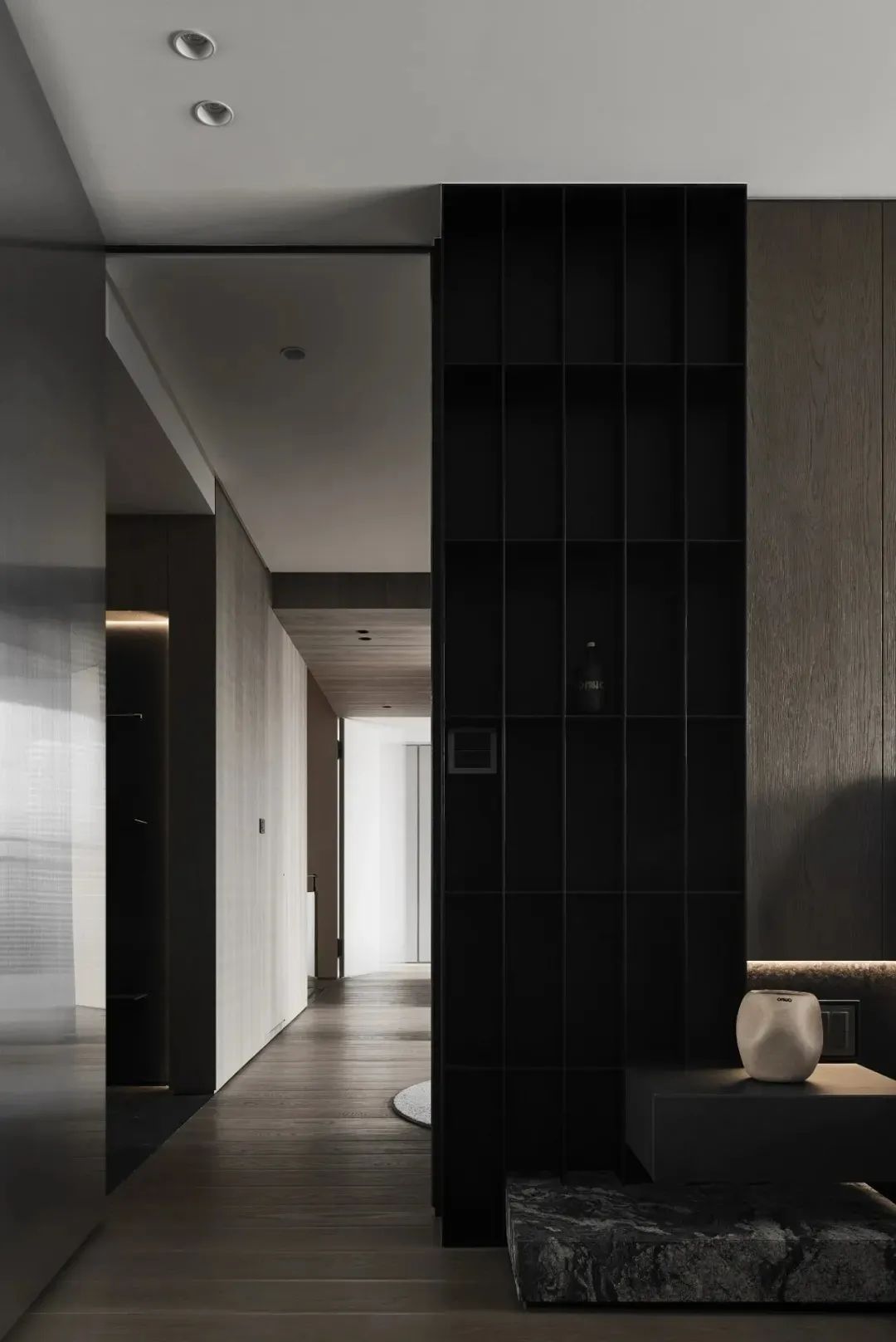 320㎡当代轻奢深色系私宅丨唐忠汉-26
