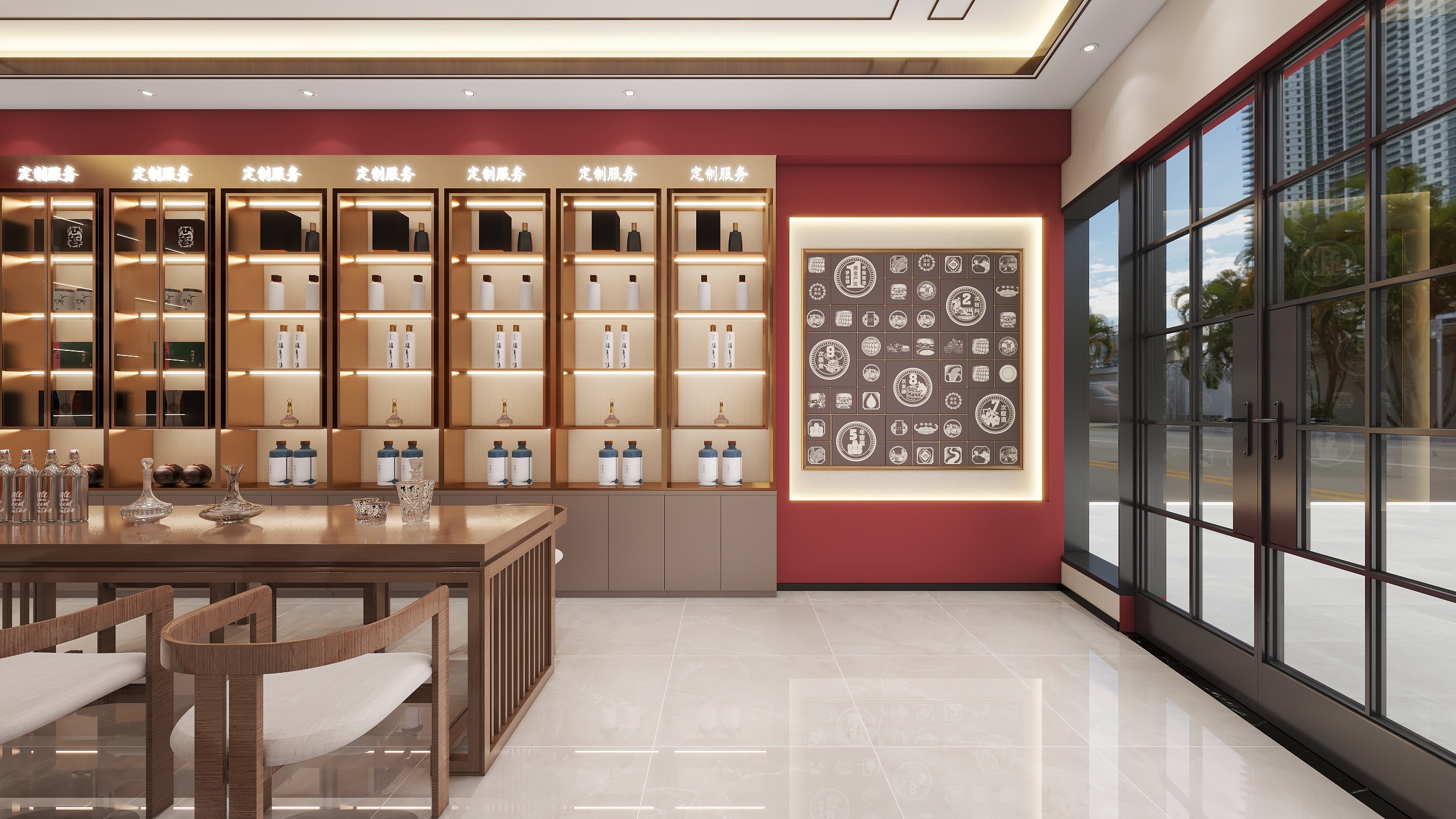 四川南充蓬安酱王府白酒专卖店-1