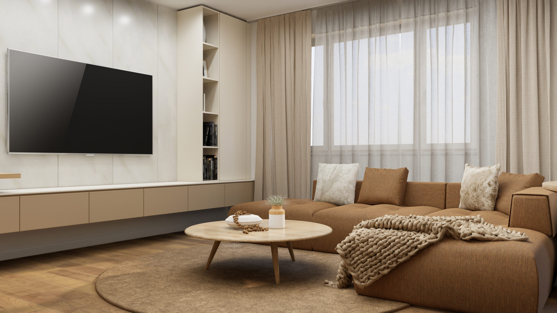 Flat visualization for a young couple | Nebojsa architekta-18