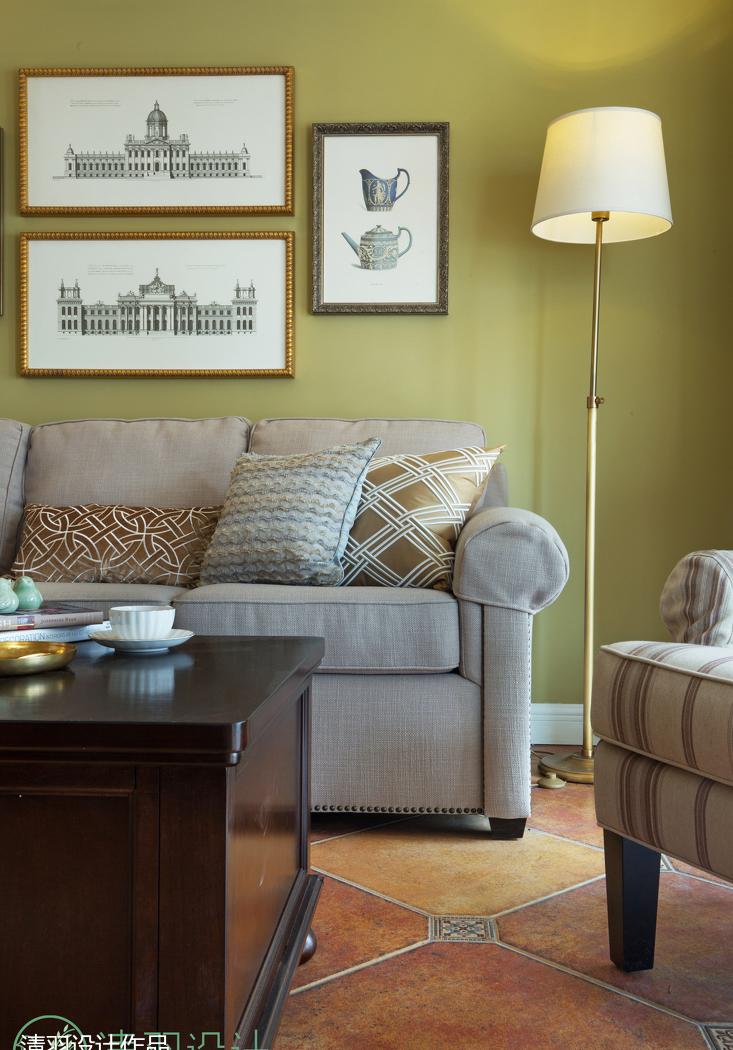 清羽设计 · 阳光棕榈滩美式家居空间-10