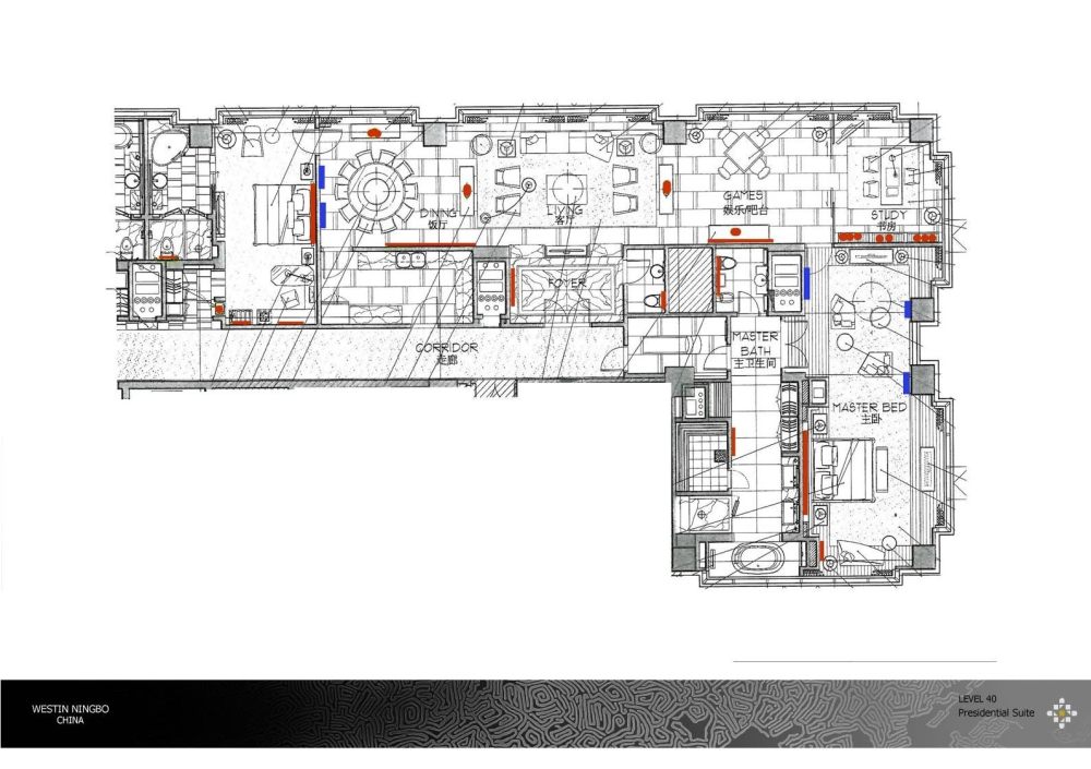 宁波威斯汀酒店软装方案 | 现代与传统的美学融合-59