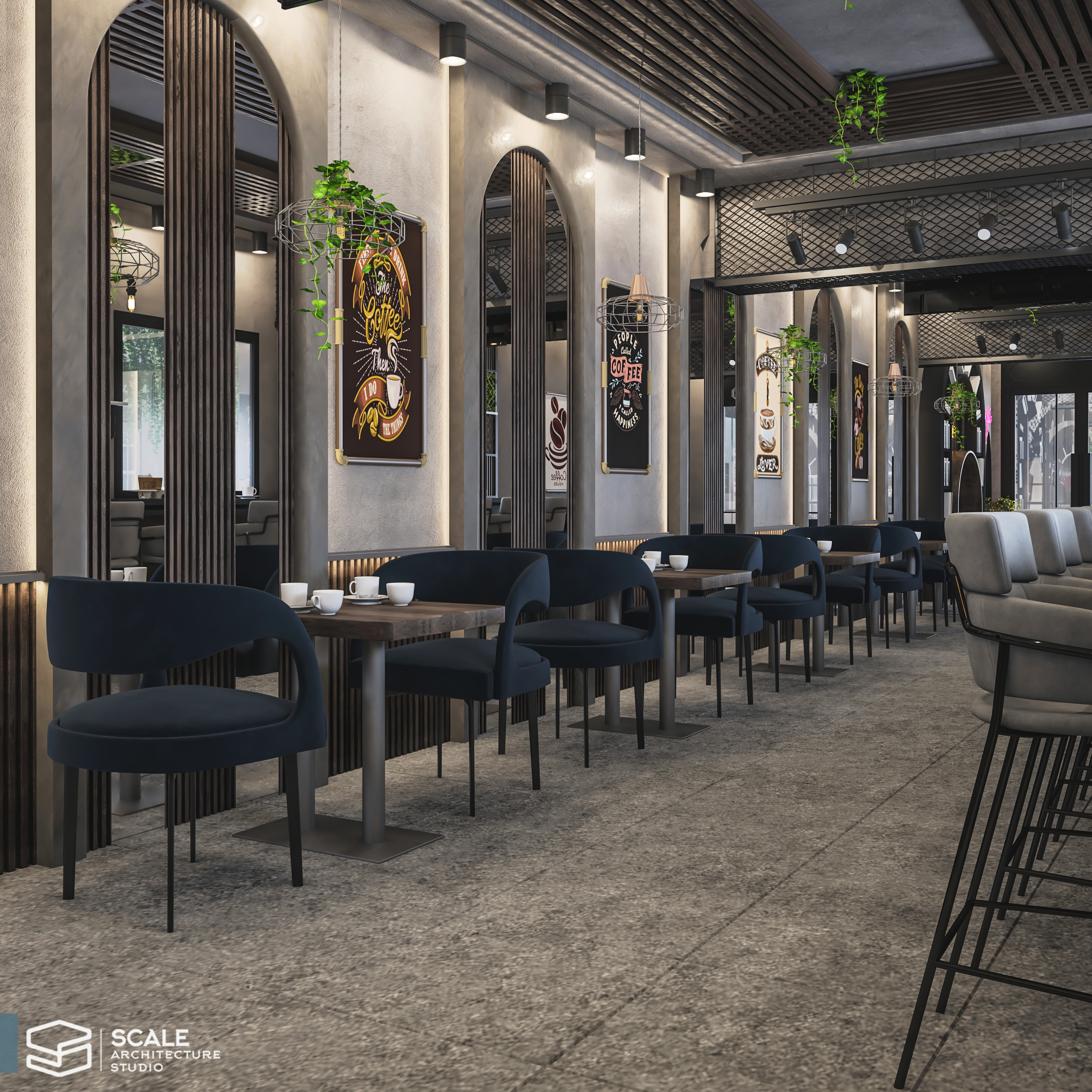 BIGWIG CAFE 室内设计丨Scale Architecture studio office-4