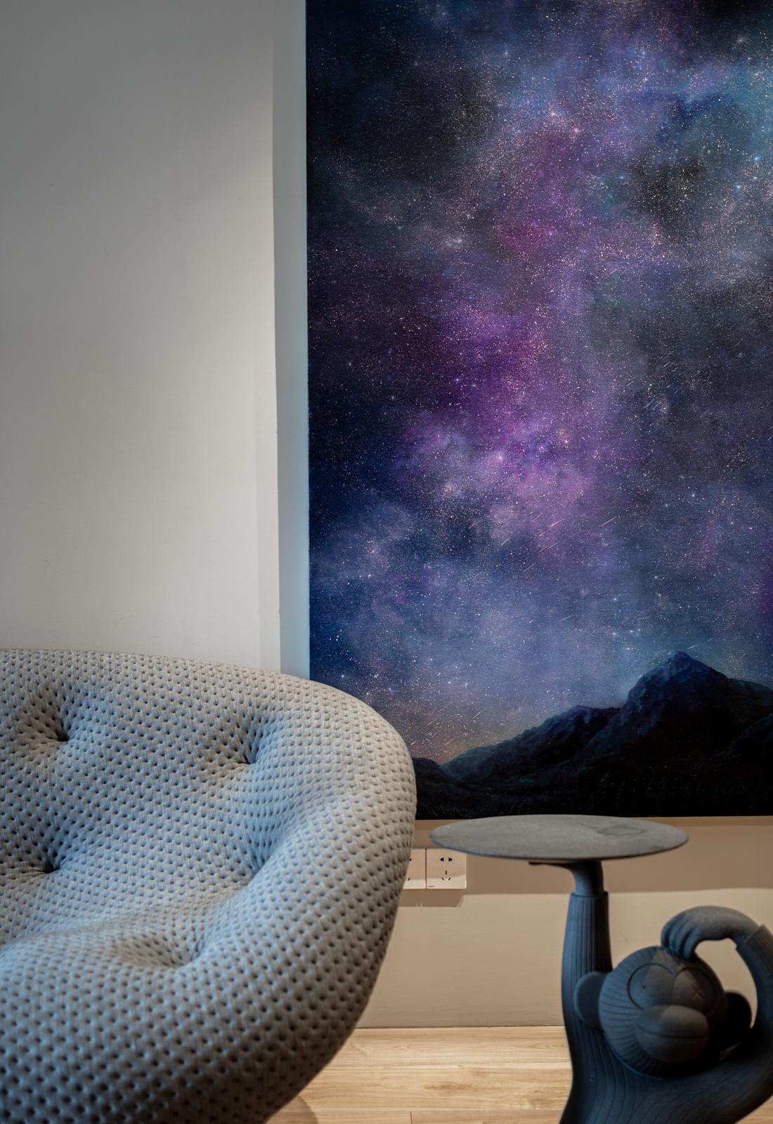 平层空间的黑与木色之美丨莫迪夫设计-4