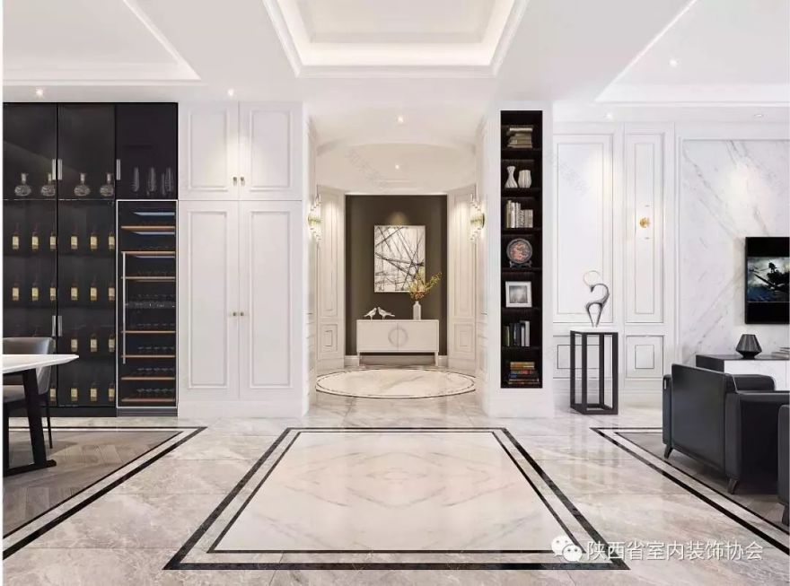 《赛高悦府》 | 现代轻奢黑白空间,低调奢华的设计典范-14