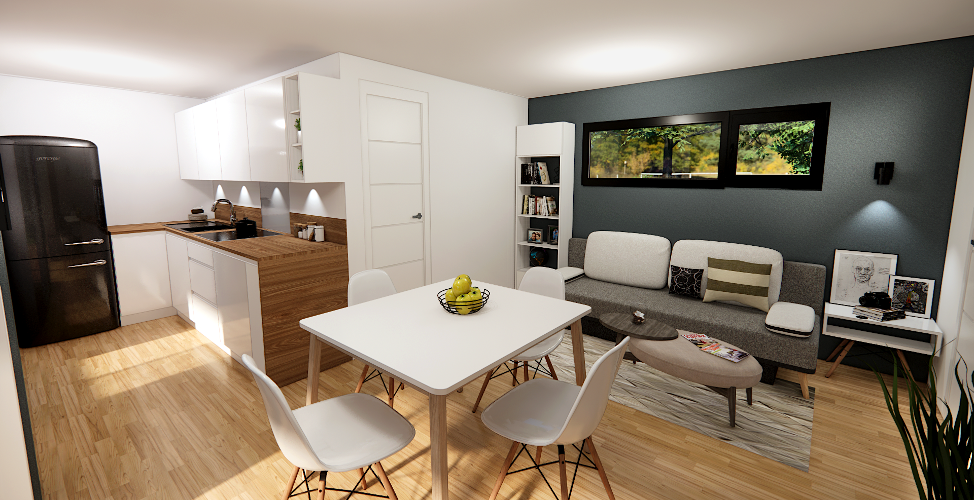 modern mobile home tiny house vacation house on 34m2-12