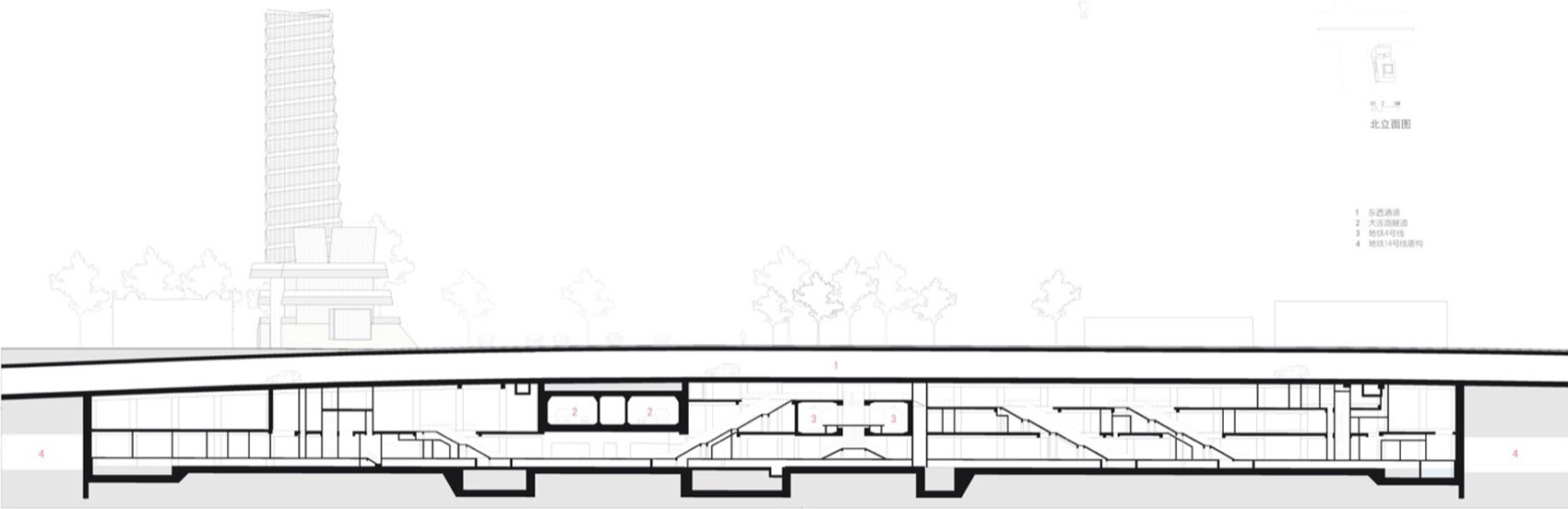 东西通道东方路风塔及轨道交通14号线浦东大道站风井丨周蔚,张斌,致正建筑工作室-112