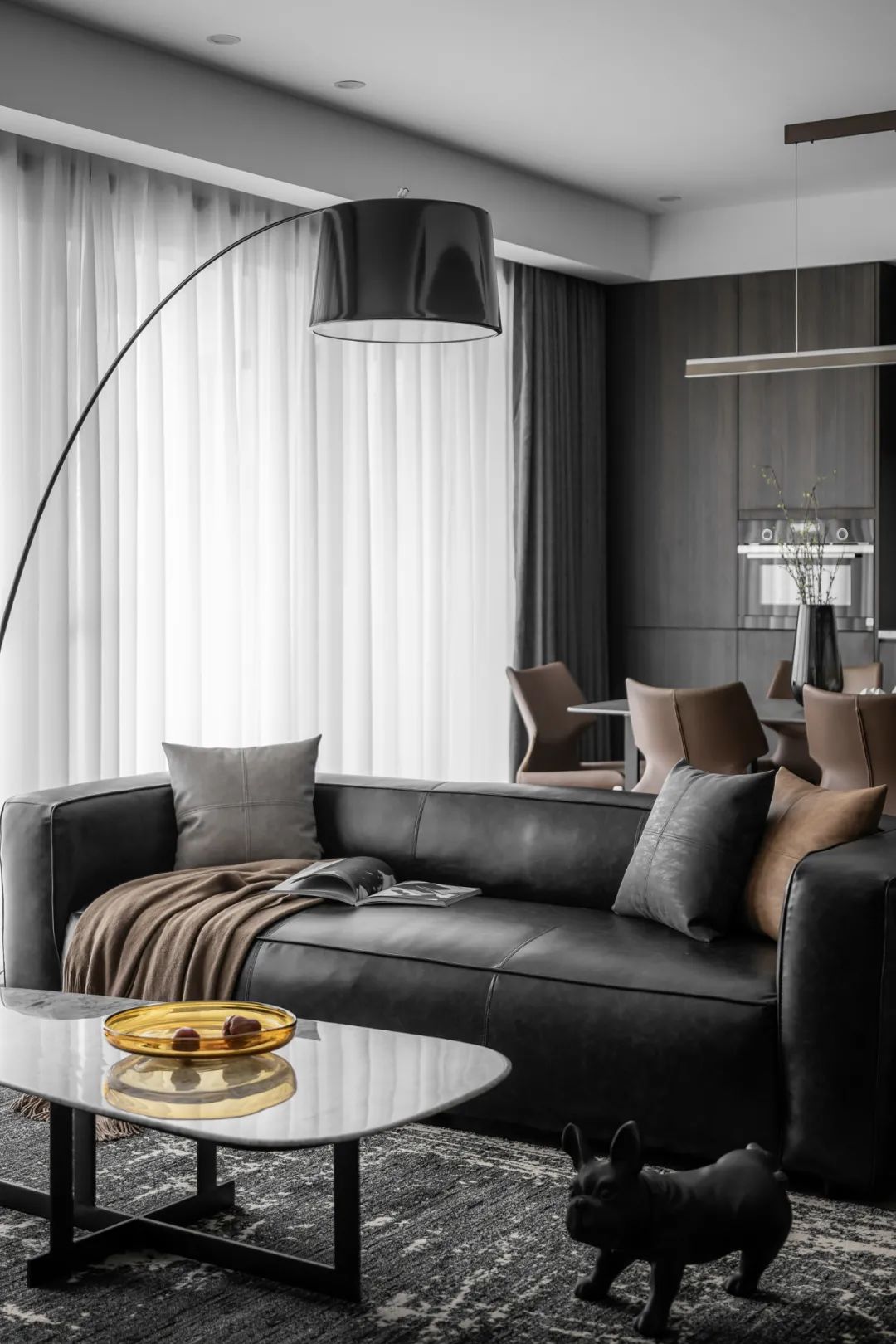 镜面+木质，沉浸式家居美学 | 宏福樘设计-14