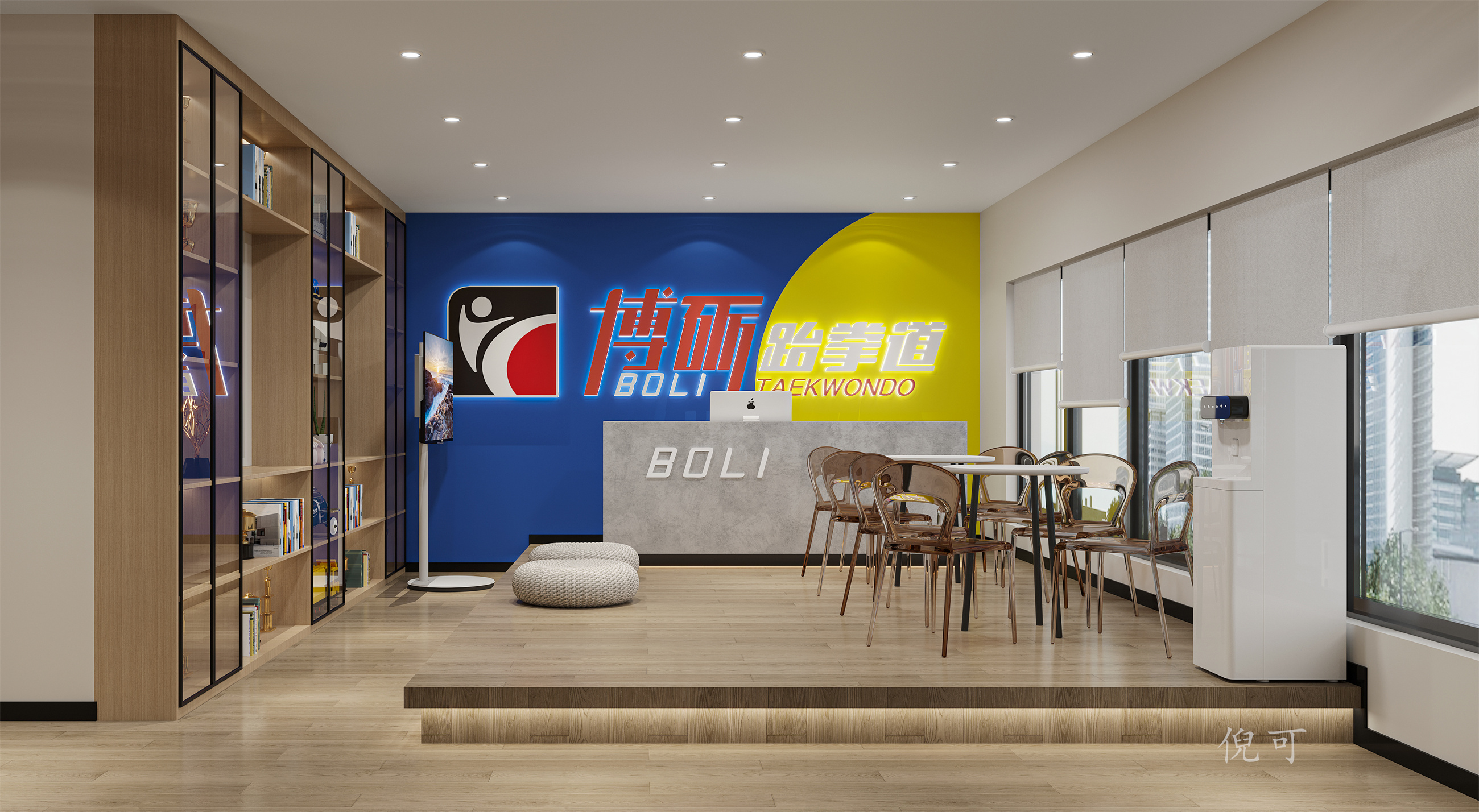 跆拳道馆设计|力与美的结合-3