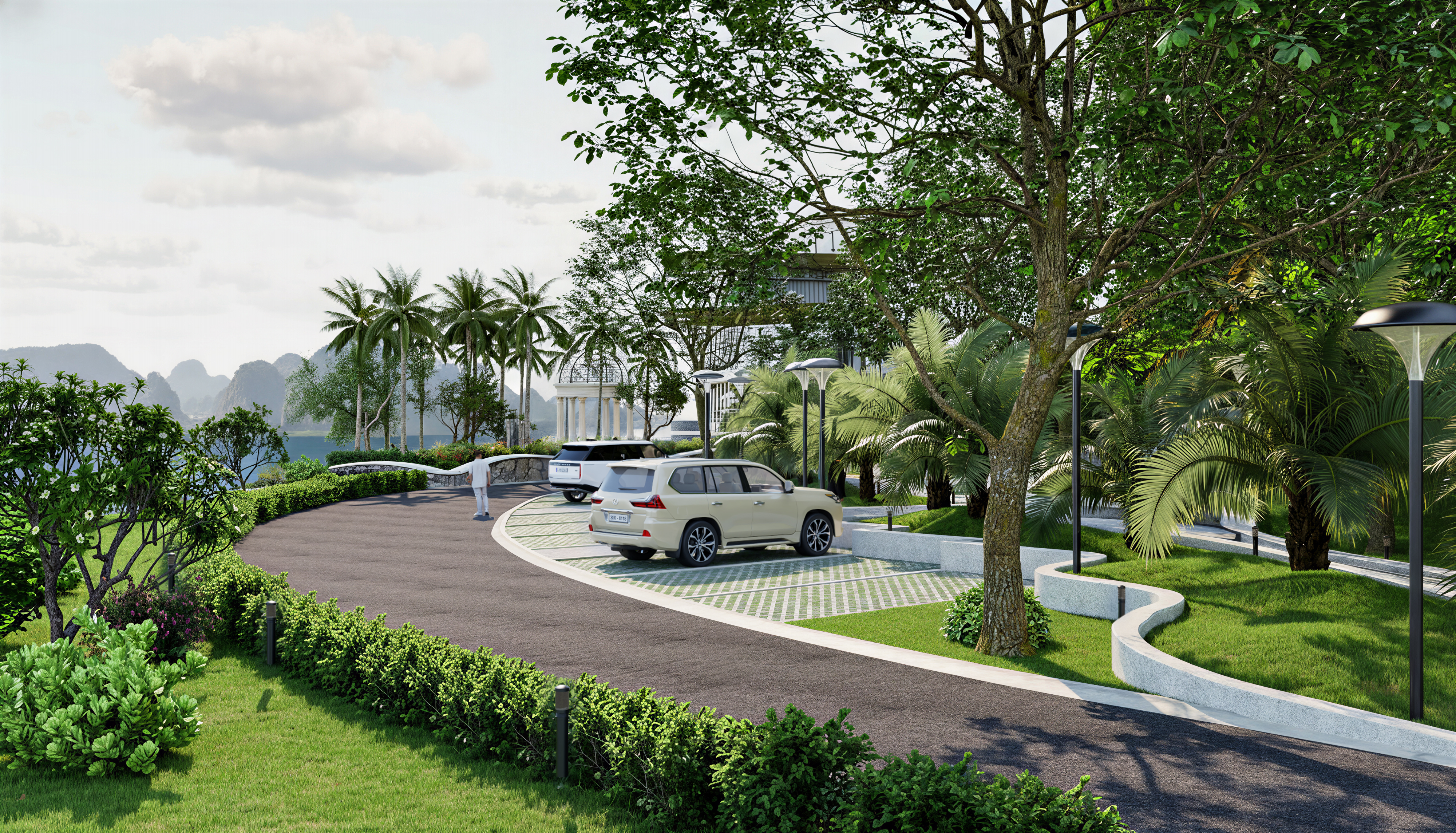 BÃI ĐỖ XE BUNGALOW / QUANG CƯỜNG-2