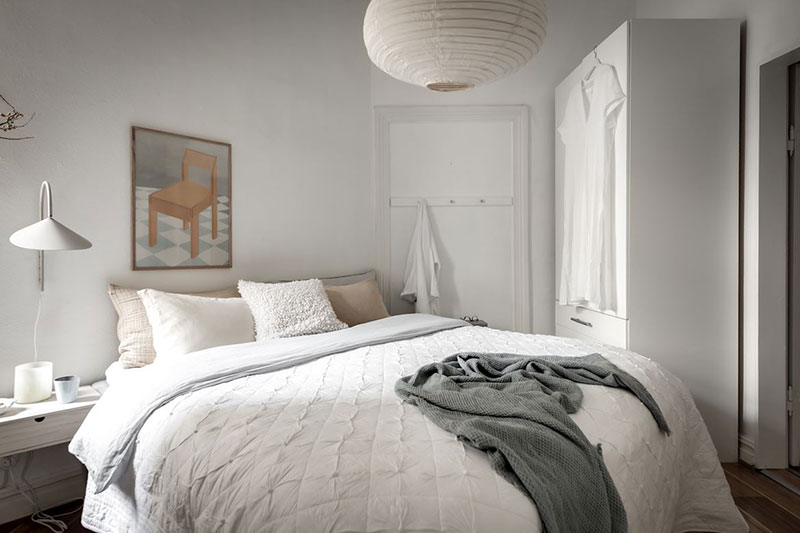 瑞典小公寓的冬日情调设计-7