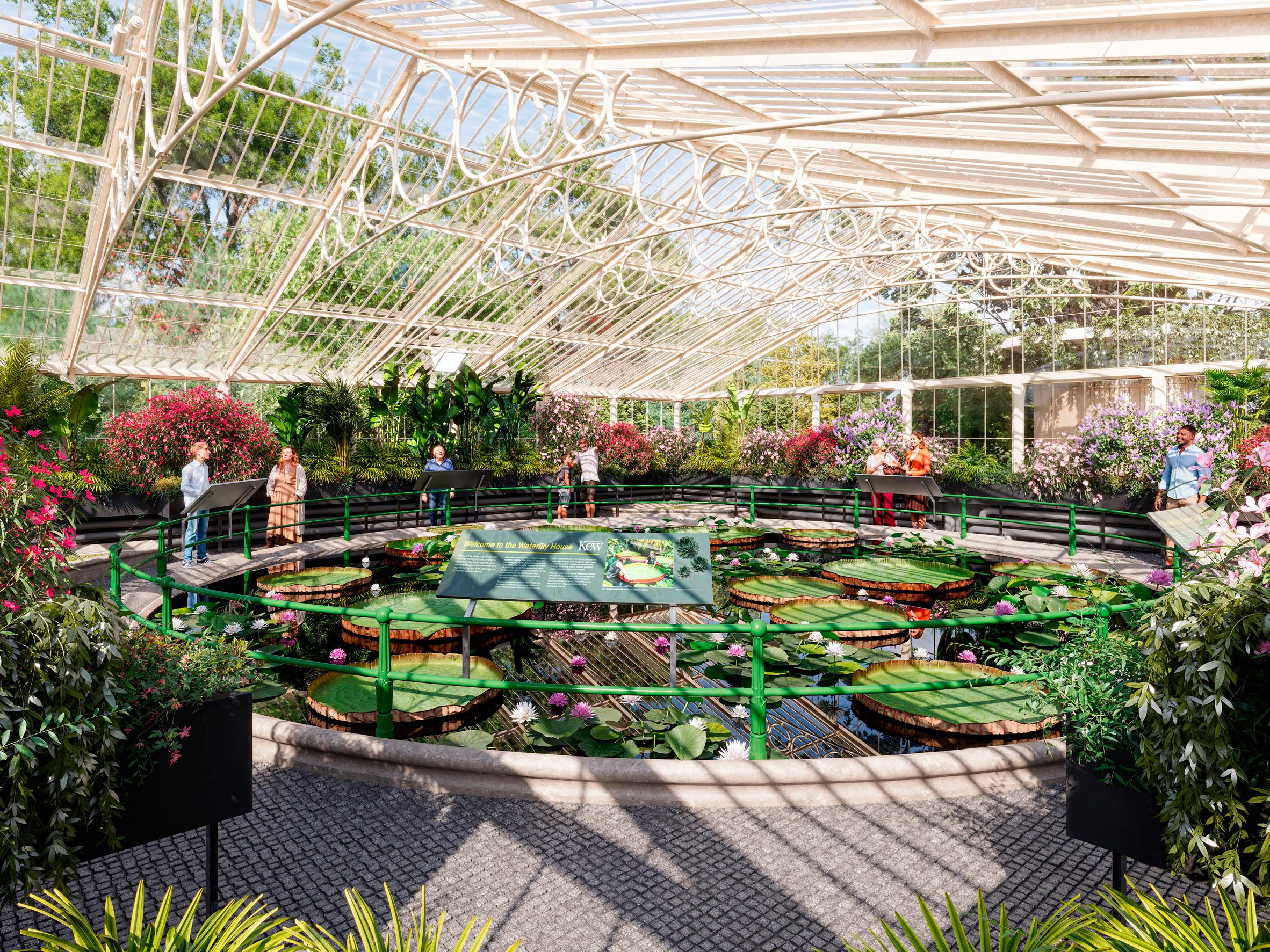 伦敦邱园棕榈屋和睡莲屋改造项目丨英国伦敦丨Hugh Broughton Architects等-28