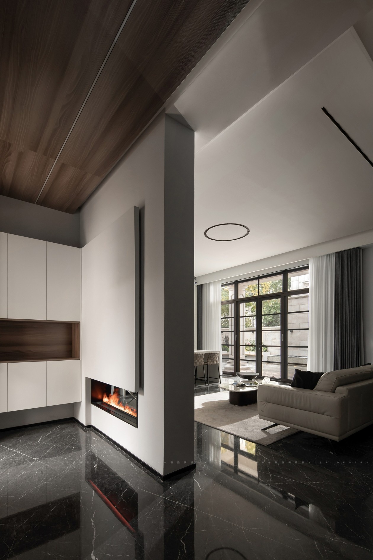 悬浮楼梯下的现代极简别墅设计丨中国杭州丨赵艺哲设计团队-21