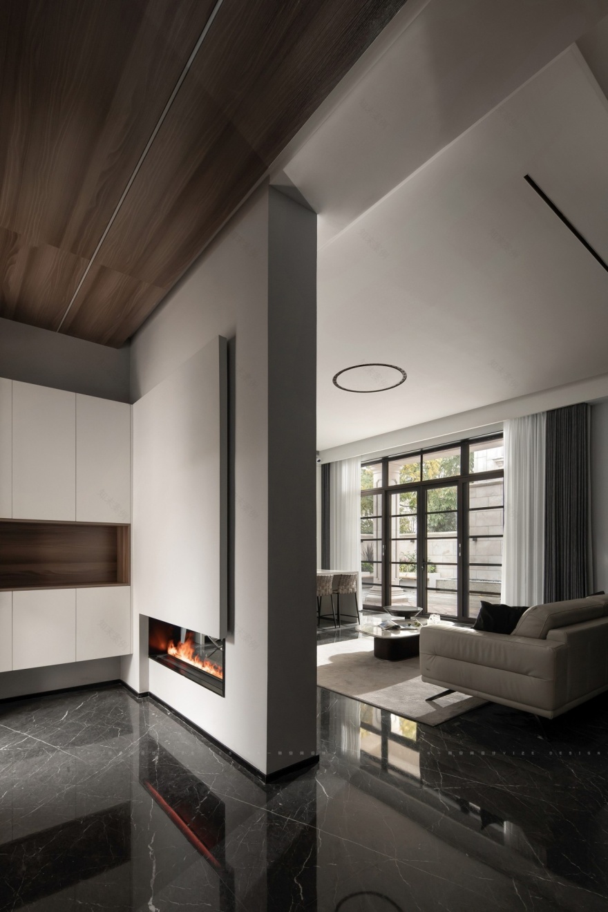 悬浮楼梯下的现代极简别墅设计丨中国杭州丨赵艺哲设计团队-21