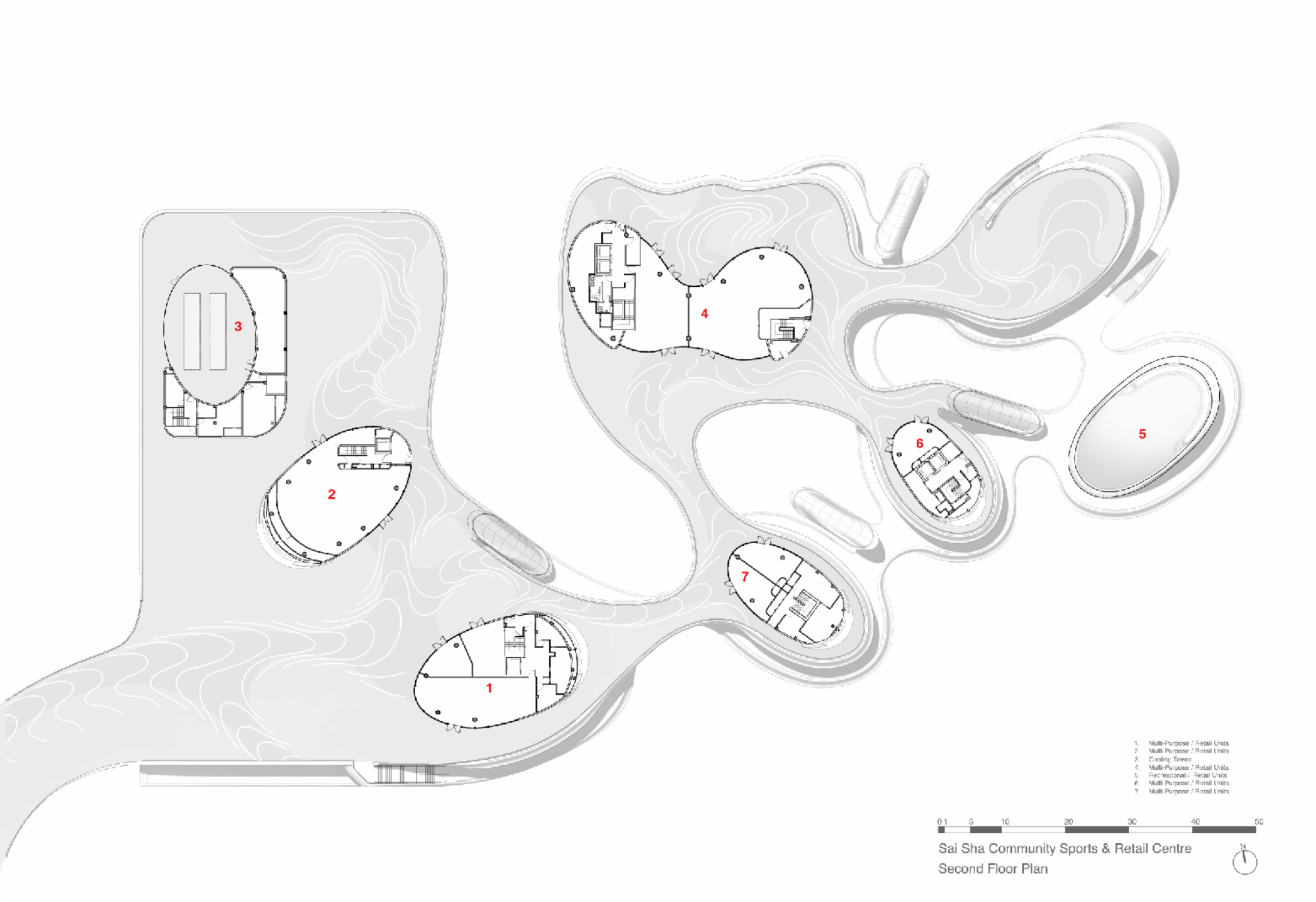 西沙GO PARK丨中国鞍山丨Zaha Hadid Architects（扎哈·哈迪德建筑事务所）-50