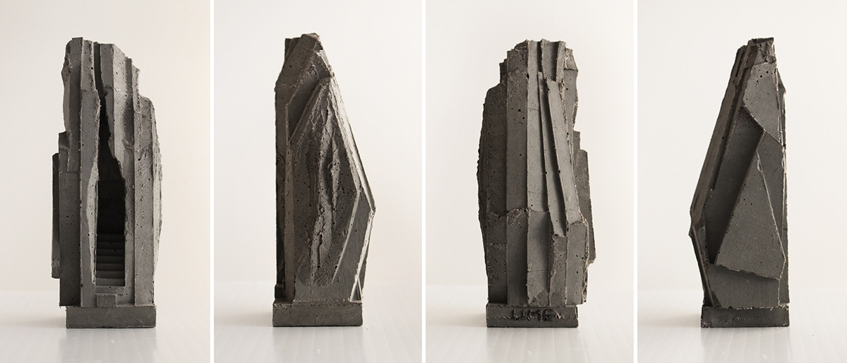 混凝土雕塑打造极简空间-12