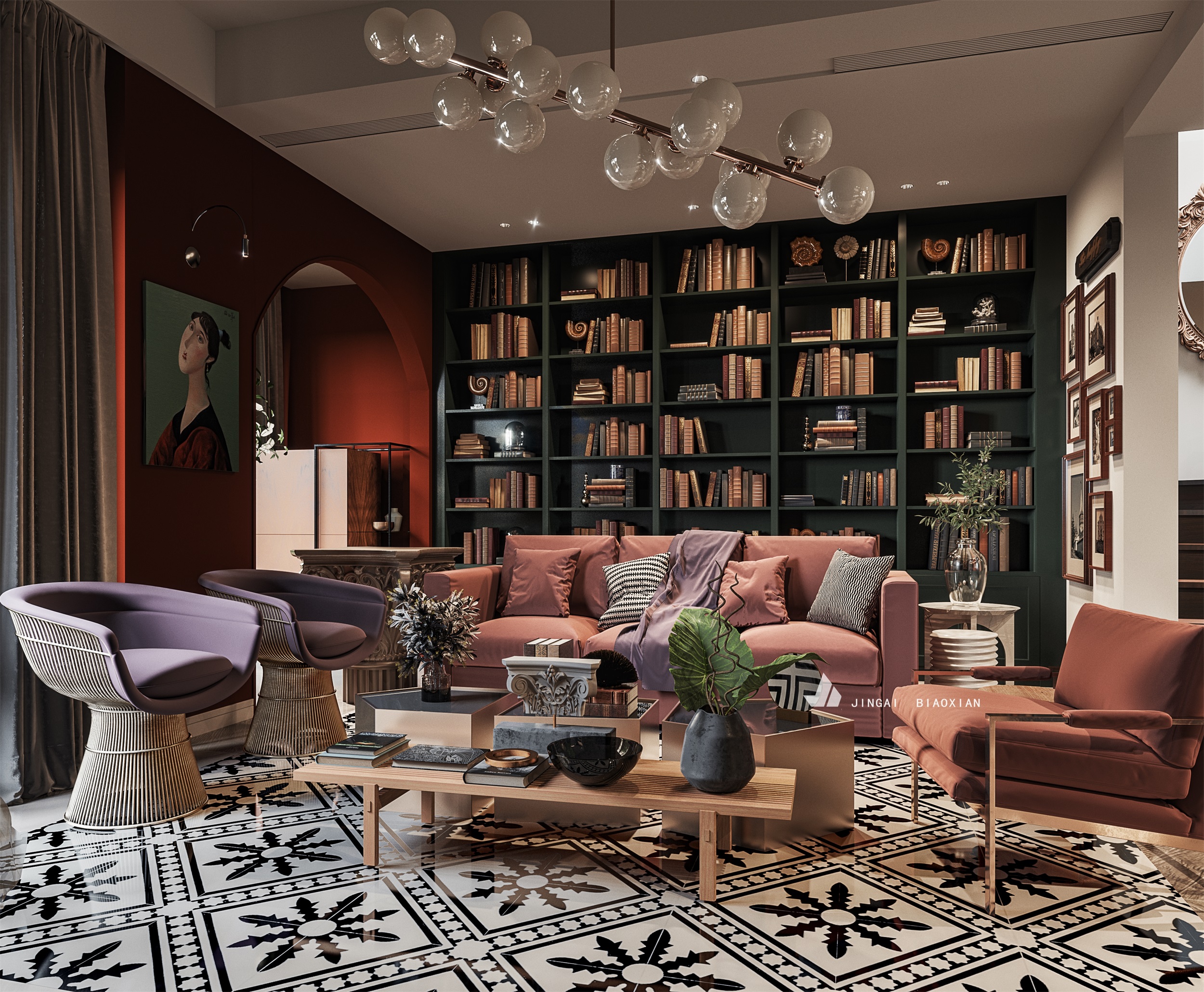 现代简约客餐厅设计案例-22