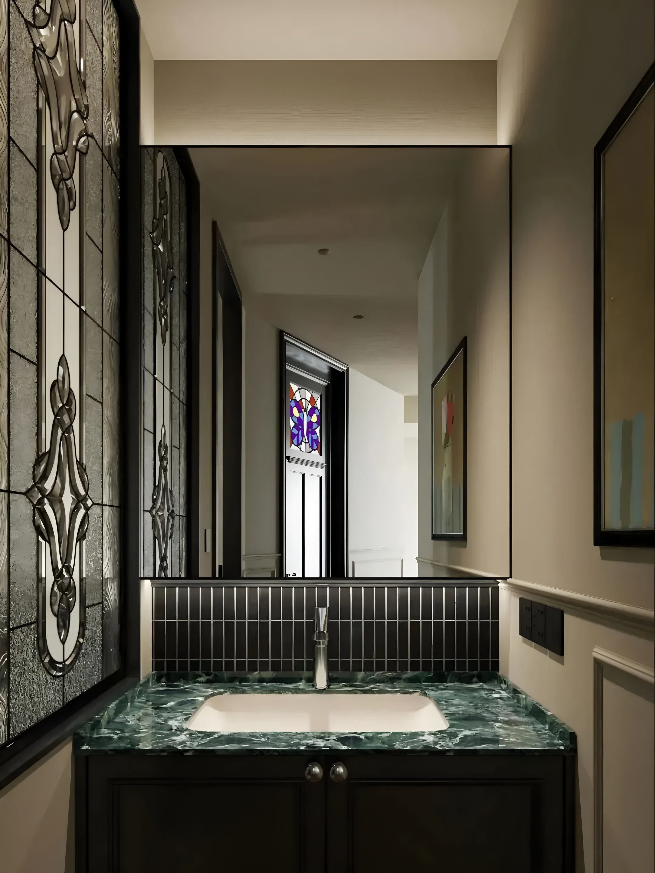 深圳两套法式复古风住宅设计丨中国深圳丨三生一宅-31