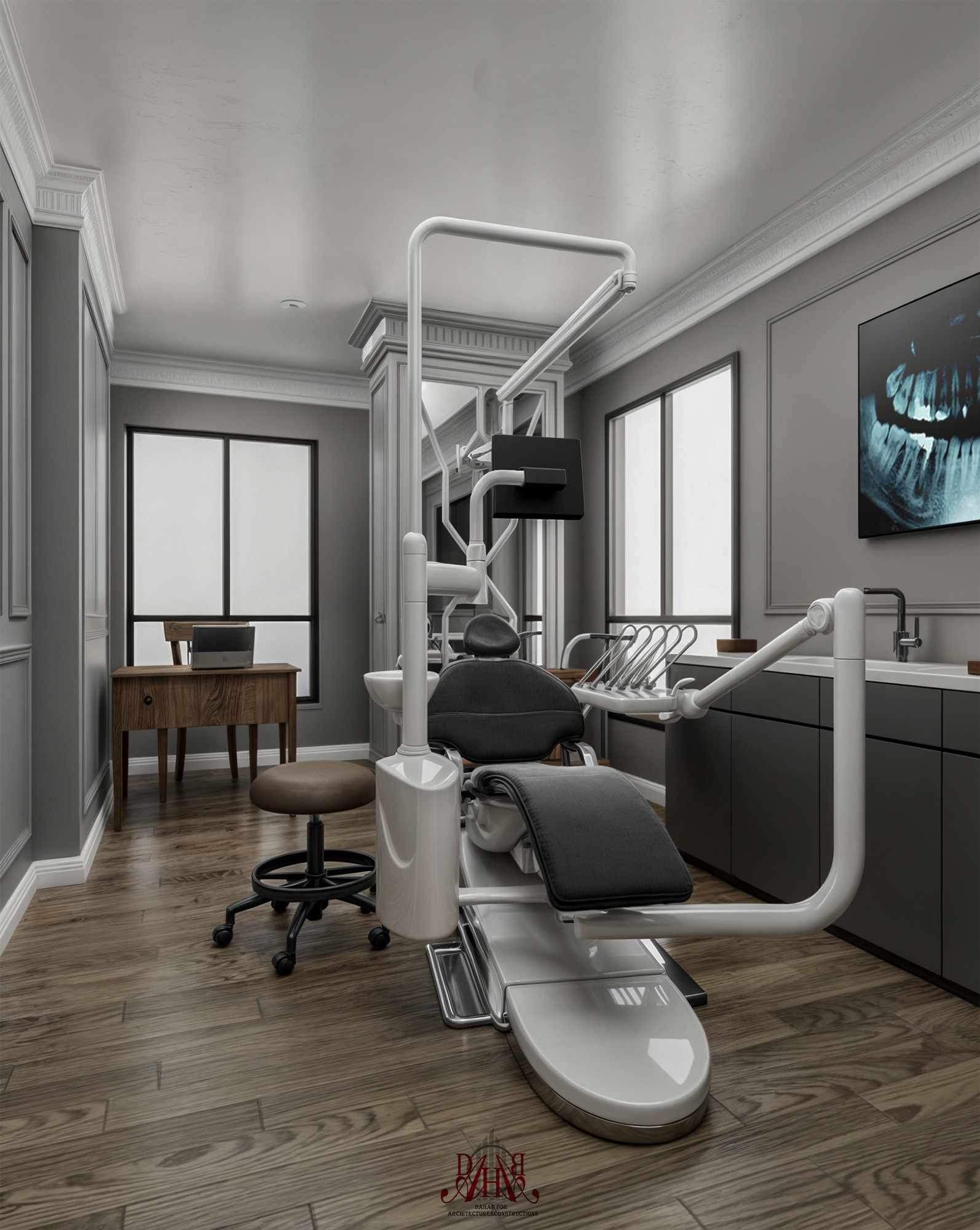 Vintage Dental Clinic（复古牙科诊所）丨埃及亚历山大丨Dahab Architecture-14