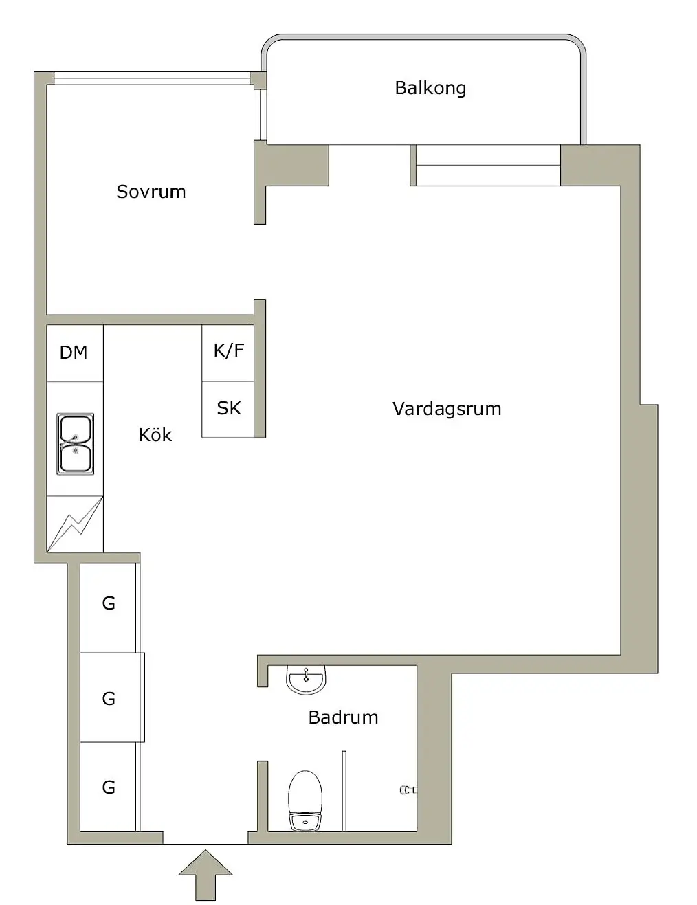 黑墙之魅 | 大胆尝试的小户型瑞典公寓-19