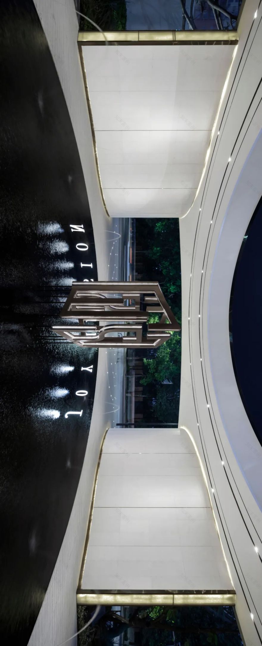 领地悦府 | 红蓝对决的景观艺术-19