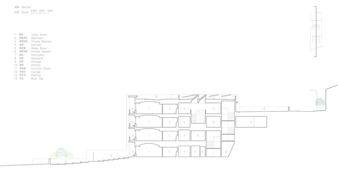 乡村梯田中的光影酒店 · 棠之酒店丨中国郴州丨米凹工作室-123