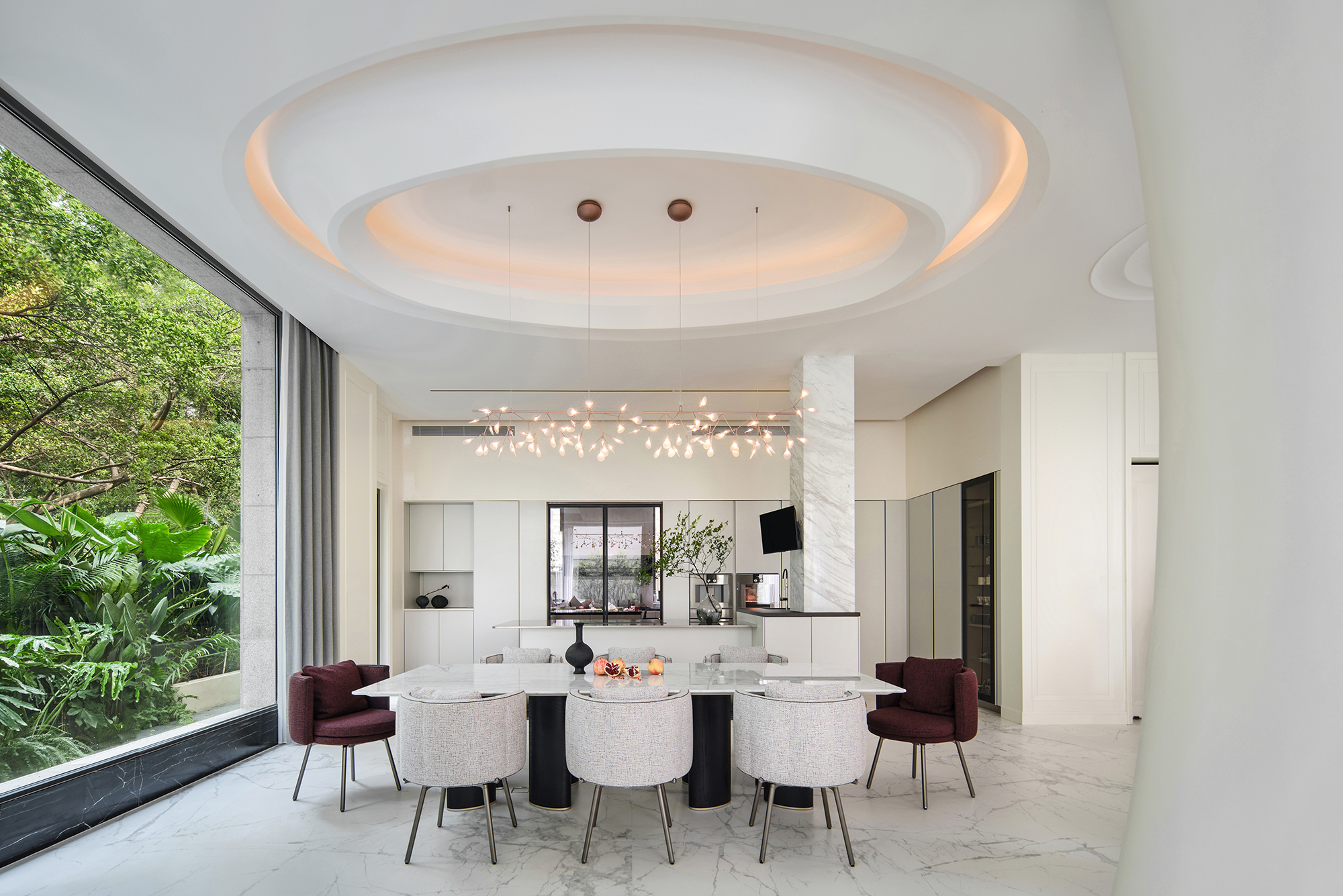 四川成都·锦官新城1000㎡ 森系自然住宅设计丨中国成都丨STUDIO.Y室内设计事务所-61