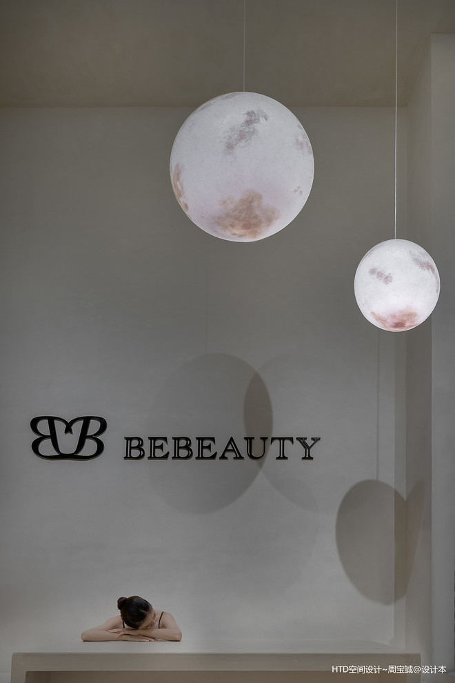 70万元商业展示300平米装修案例·侘寂美学·医美空间-19