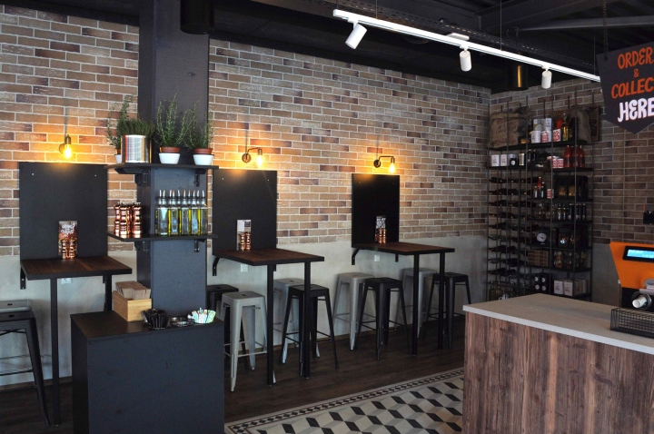 橙色章鱼 · 德国公平价格食材的室内设计展示-9