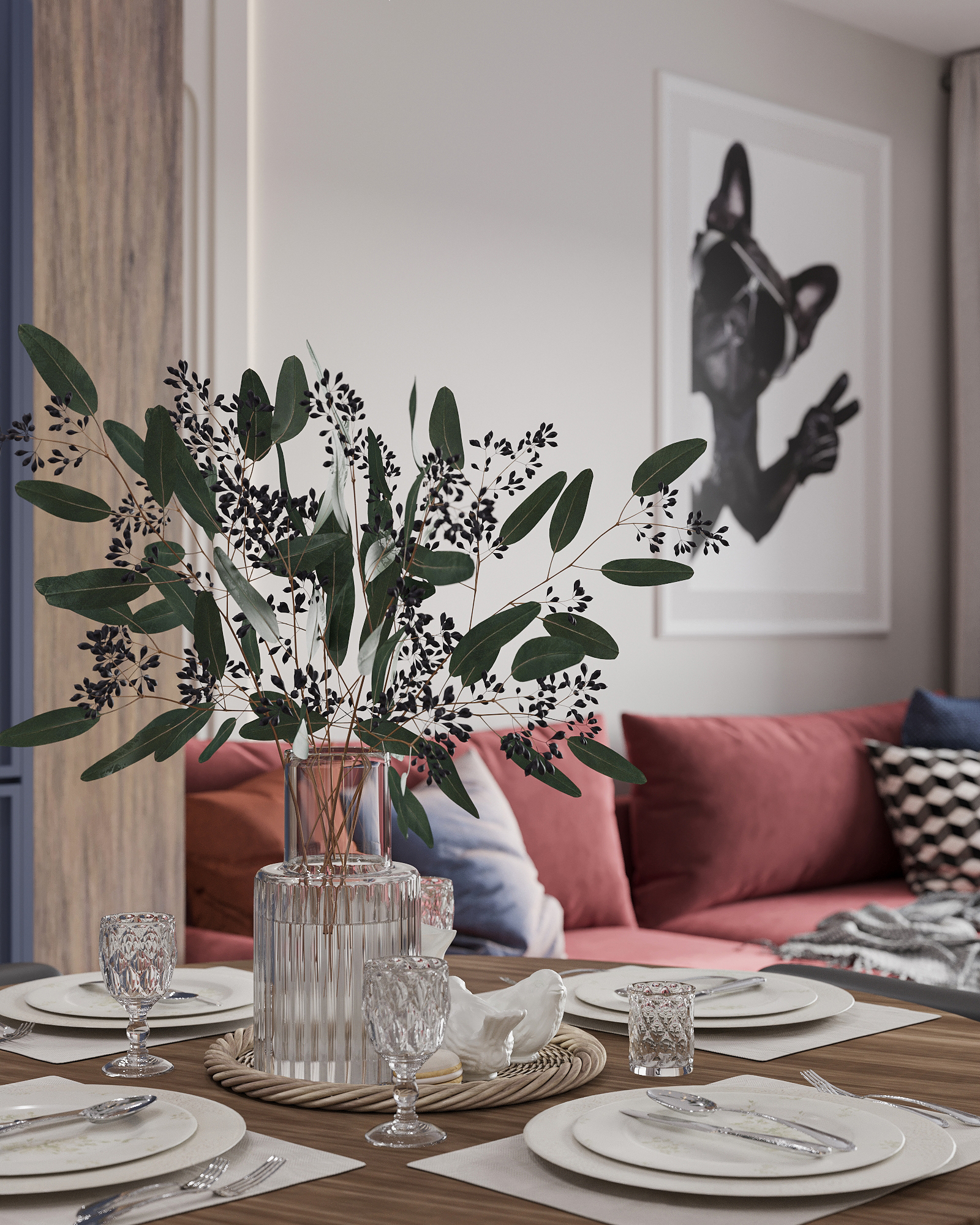 Code name "Hogwarts". Kitchen and living room-9