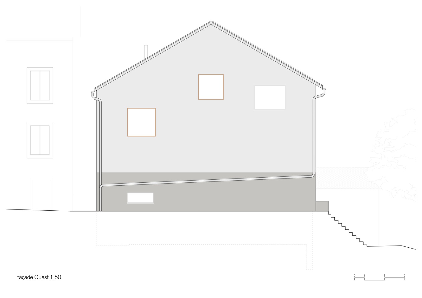 瑞士 Be· 村混凝土与木材结合的现代别墅设计丨studio SML-35