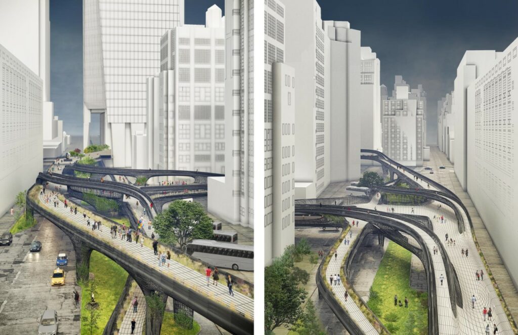 连接莫伊尼汉火车大厅与哈德逊广场的行人通道概念设计丨巴林哈德丨DXA studio-16