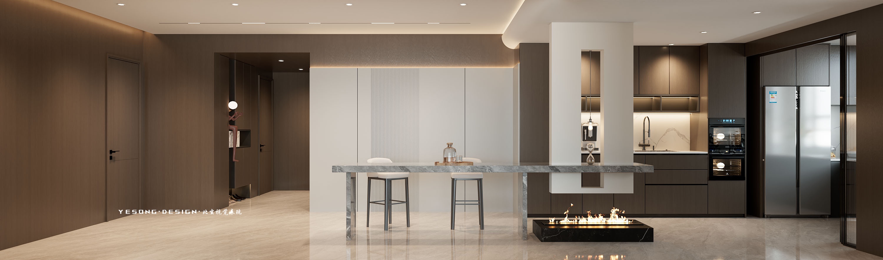 意式简约 | 以质感线条构筑空间美学的叙事-1