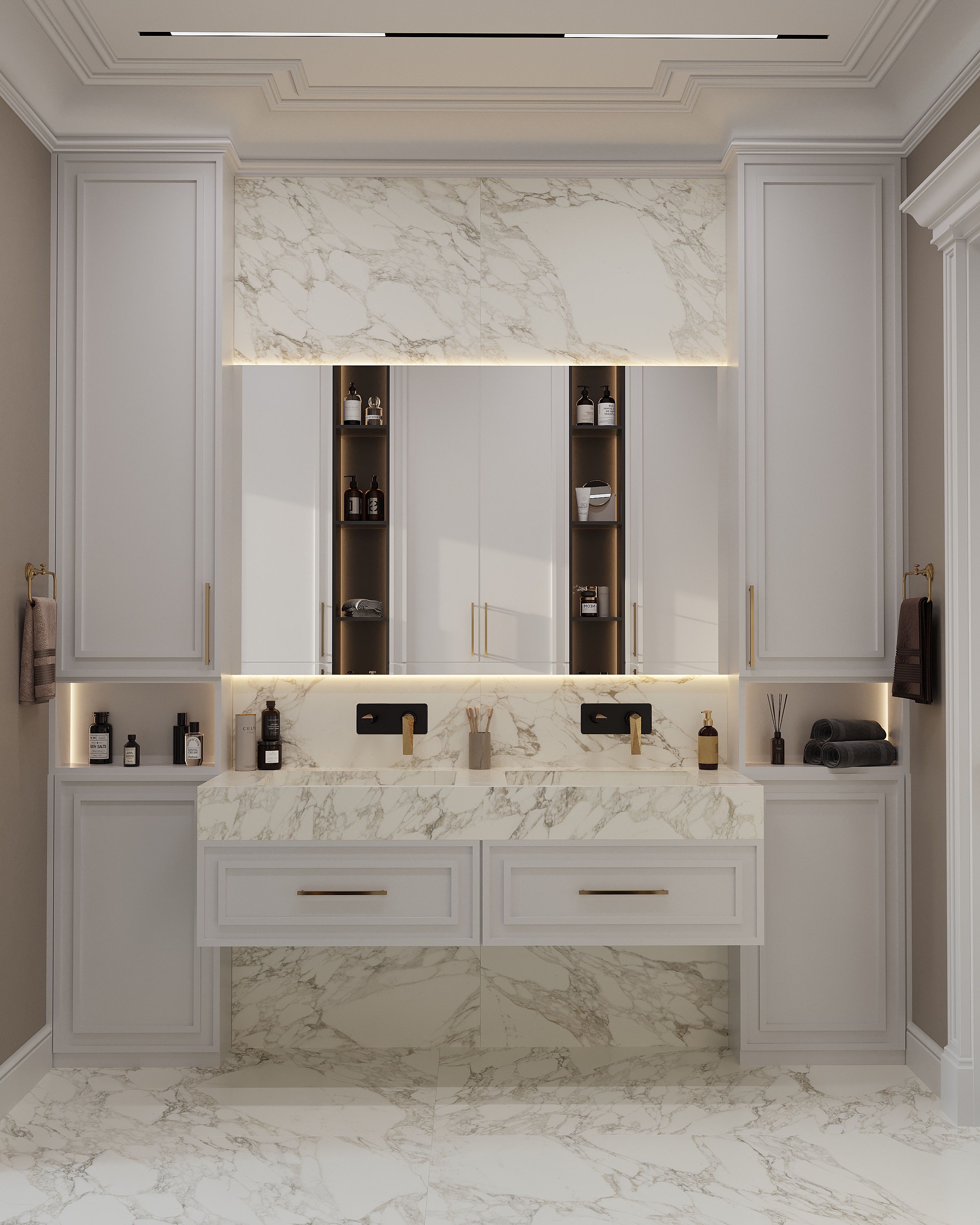 雅罗斯拉夫尔新古典主义别墅丨俄罗斯莫斯科丨WHITE SKILL STUDIO-36