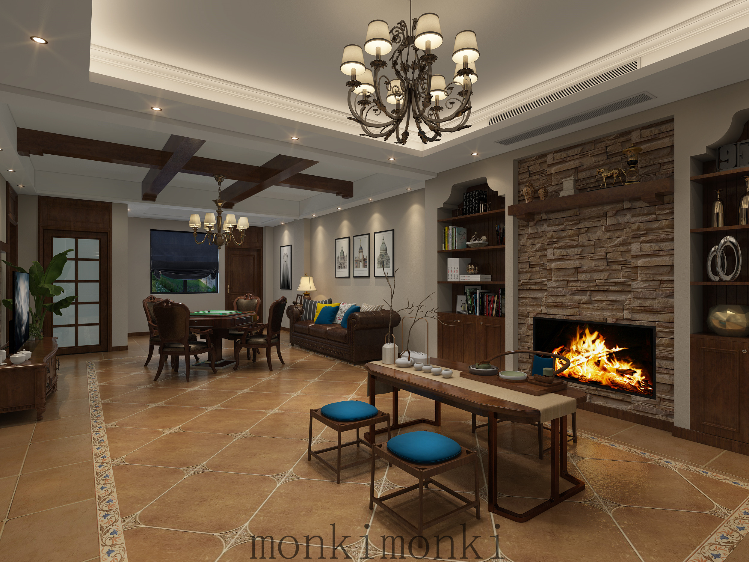 灵魂契合的家装别墅设计-12