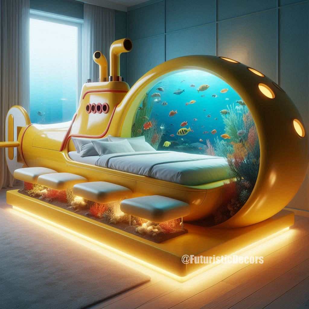 Submarine Aquarium Beds（潜艇水族馆床）-37