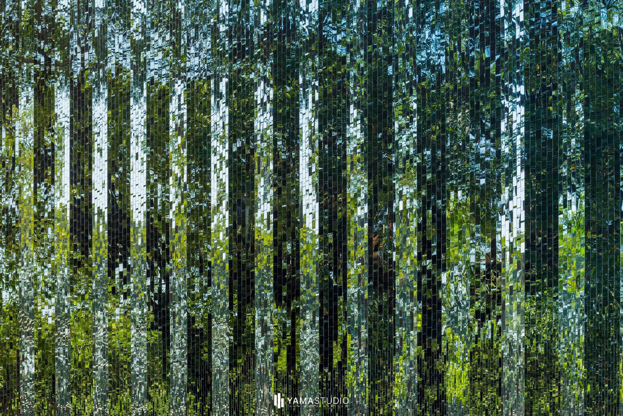 泰国maiiam当代艺术博物馆-俊朗的镜面不锈钢立面-5