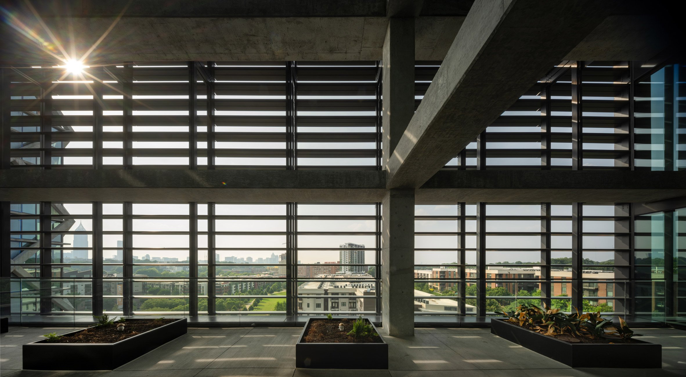 Olson Kundig uses glass bridge to connect office buildings near Atlanta's BeltLine-7