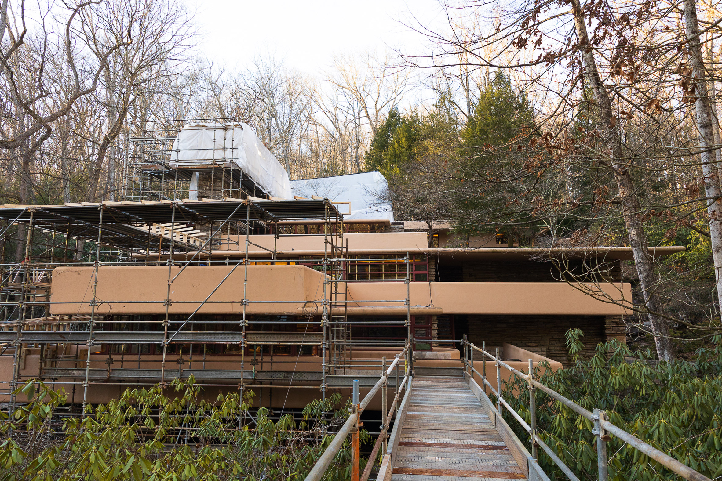 Fallingwater翻新项目丨美国宾夕法尼亚丨纽约Architectural Preservation Studio-13