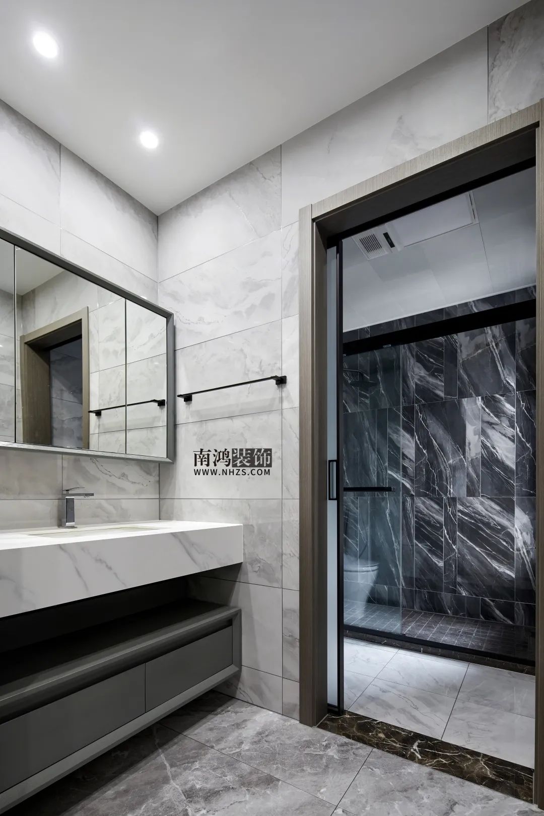 世茂首府港式轻奢大宅丨浙江南鸿装饰-59